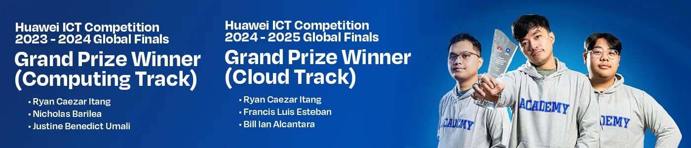 Huawei ICT Competition Grand Prize winning team